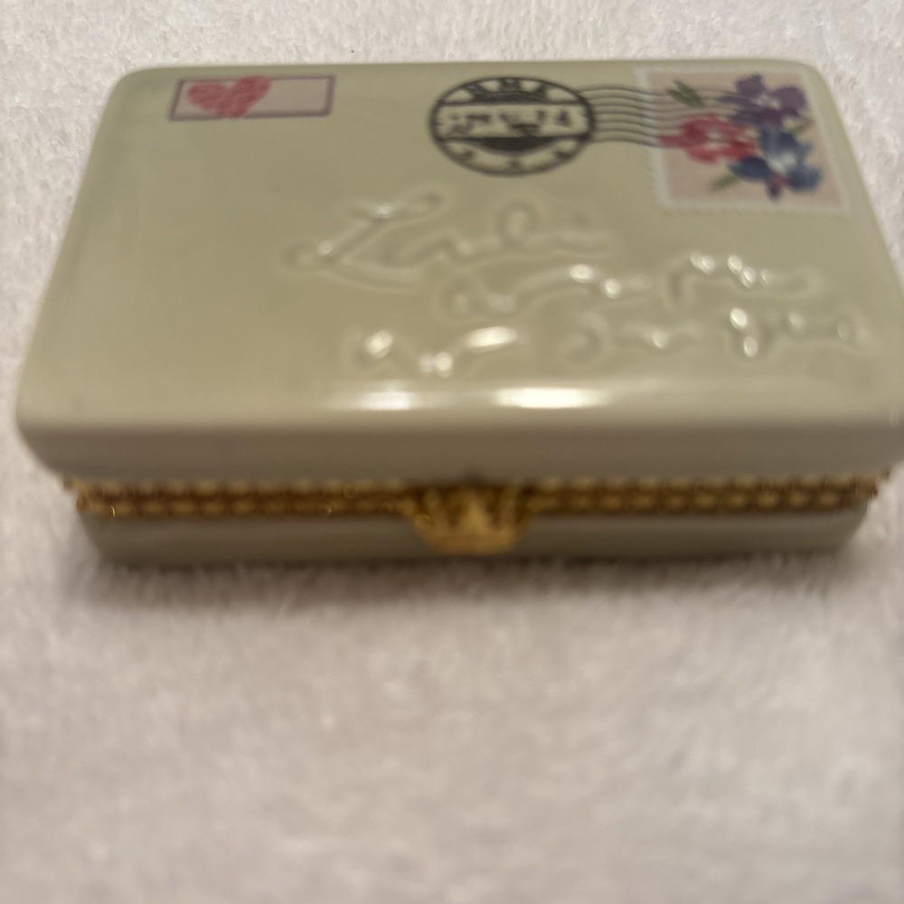 HALLMARK Signature "THINKING OF YOU" Letter - Trinket Bezel Box *BRAND NEW*